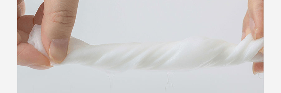 日本ITO艾特柔 袋装美容擦脸巾 纯棉洁面巾洗脸巾 干湿两用 80片 (新老包装随机发)